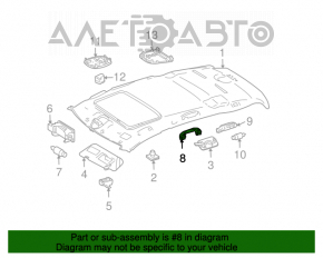 Ручка потолка передняя левая Mercedes W164 ML