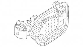 Корпус зарядного порту BMW 3 F30 17-18 PHEV