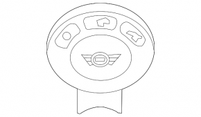 Ключ smart Mini Cooper Countryman R60 10-16 3 кнопки