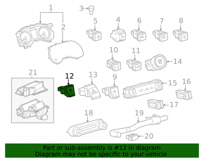 Кнопка отключения стабилизации Toyota Rav4 19-24