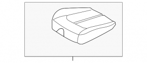 Сидіння водія Kia Optima 16-18 без airbag, механіч, тканина чорне