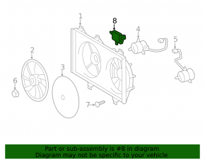 Компьютер OUTER MIRROR CONTROL Toyota Avalon 05-12