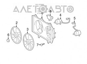 Компьютер OUTER MIRROR CONTROL Toyota Avalon 05-12