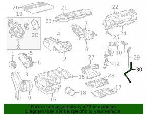 Трубка щупа 3MZ-FE Lexus RX400h 06-09