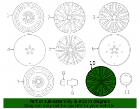 Колпак колесный Toyota Camry v70 18-24 серый