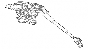 Рульова колонка Acura MDX 14-15 під ключ
