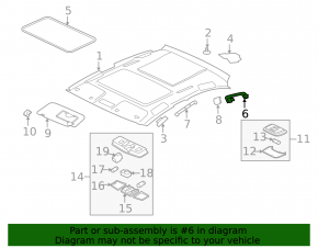 Ручка потолка задняя левая Mitsubishi Outlander 14-22