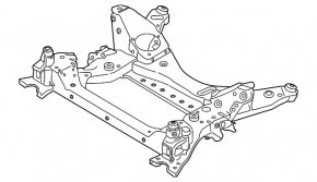 Подрамник передний BMW X3 G01 19-24 RWD