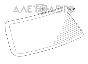 Стекло заднее двери багажника Lexus RX300 98-00