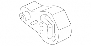 Подушка двигуна нижня опорна Ford Fiesta 11-19 1.6 АКПП