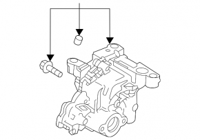 Масляний насос ДВС Mazda CX-9 16-22 2.5T