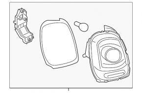 Фонарь правый Mini Cooper F56 3d 14-18 дорест галоген