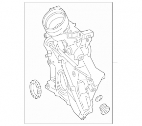 Корпус масляного фильтра ДВС Mercedes W167 GLE 350 20-23 2.0T