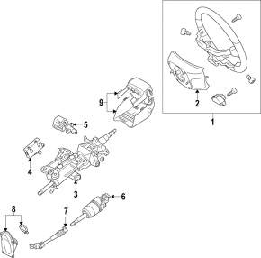 Рулевой карданчик Toyota Land Cruiser 11-15