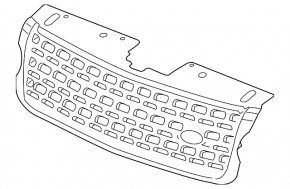 Решетка радиатора grill Land Rover Range Rover 20-21