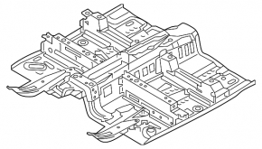 Корыто багажника Volvo XC40 19-26