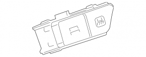 Кнопки переключения режимов Toyota Prius 50 16-22