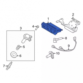 Блок ECU компьютер двигателя Ford Explorer 16-19 3.5