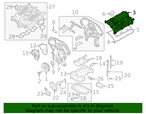 Крышка клапанная правая Infiniti G25 G35 G37 4d 06-14