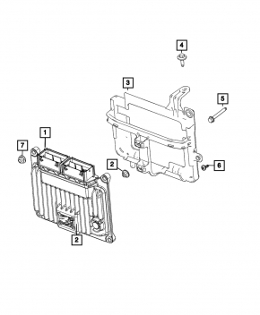 Блок ECU компьютер двигателя Jeep Grand Cherokee WL 22-26 PHEV