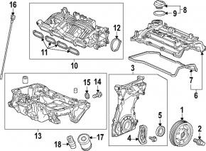 Прокладка клапанной крышки Honda Accord 18-22 1.5T L15B7