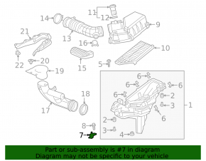 Кронштейн корпуса воздушного фильтра Honda Insight 19-22
