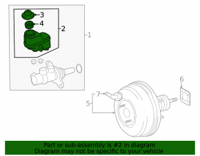 Бачок ГТЦ Toyota Rav4 13-18 2.5 с крышкой