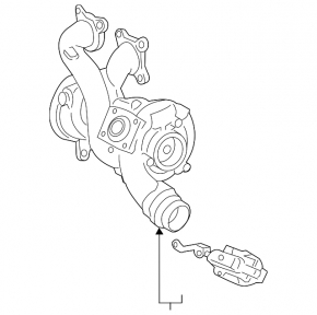 Турбина в сборе с коллектором BMW X5 G05 19-23 3.0T