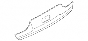 Накладка крышки багажника BMW 7 G11 G12 16-19