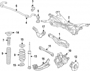 Задня цапфа права Honda Civic XI FE/FL 22-26