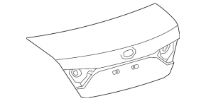 Кришка багажника Toyota Camry v55 15-17 usa