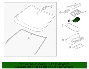 Lane Assist front camera Chevrolet Malibu 16-19
