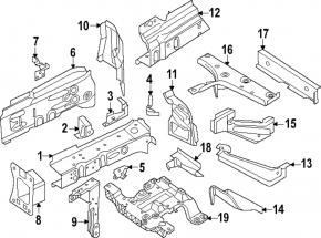 Кронштейн фары левый Volkswagen ID.4 21-26