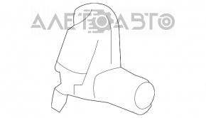 Форсунка омивача фари права Mercedes W164 ML