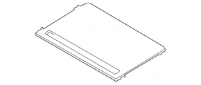 Шторка люка BMW 3 F30 4d 12-18 чорна