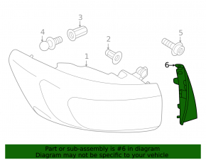 Накладка фонаря внешнего крыла правая Volkswagen ID.4 21-23