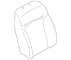Сидіння водія Subaru Impreza 17-23 без airbag, тканина беж
