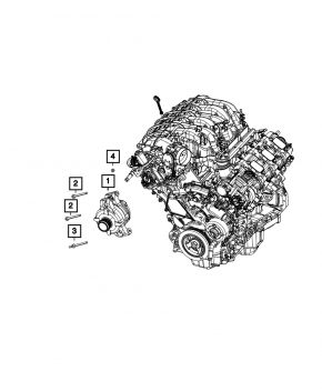 Генератор Jeep Grand Cherokee WL 21-26 160 amp 3.6