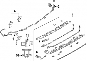 Проводка заднього бампера Mazda CX-90 24-26 під BSM