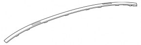 Накладка крыши правая Mercedes A-class V177 19-22