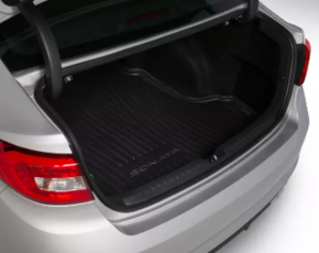 Коврик багажника ткань Hyundai Sonata 18-19 черный