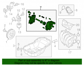 Насос масляный ДВС Mazda 6 14-17 2.5