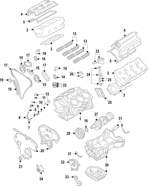 Колінвал Nissan Murano z52 15-16