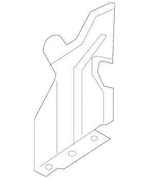 Захист двигуна збоку лівий Infiniti G25 G35 G37 4d 06-14