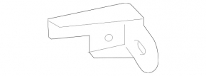 Кронштейн выпускной трассы передний Mercedes W167 GLE 350 450 20-26