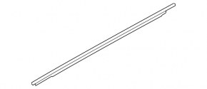 Молдинг дверь-стекло центральный задний левый Ford Focus mk3 11-18 мат
