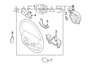 Кнопки управления на руле Toyota Avalon 05-07
