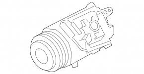 Компрессор кондиционера BMW 3 GT F34 14-19 N55