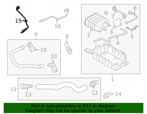 Лямбда-зонд левый первый Ford Mustang mk6 15-17 5.0
