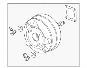Вакуумный усилитель Ford Mustang mk6 15-17 2.3T